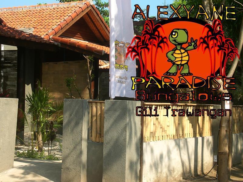 Alexyane Paradise Bungalow Gili Trawangan Dış mekan fotoğraf